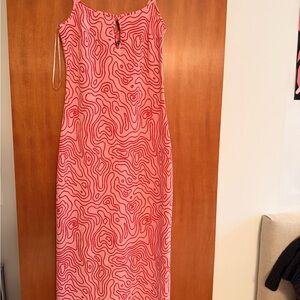 Zara Pink and White Textured Fabric